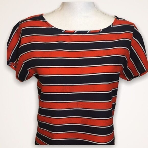 J. Crew Striped Silk Blouse - Picture 3 of 7